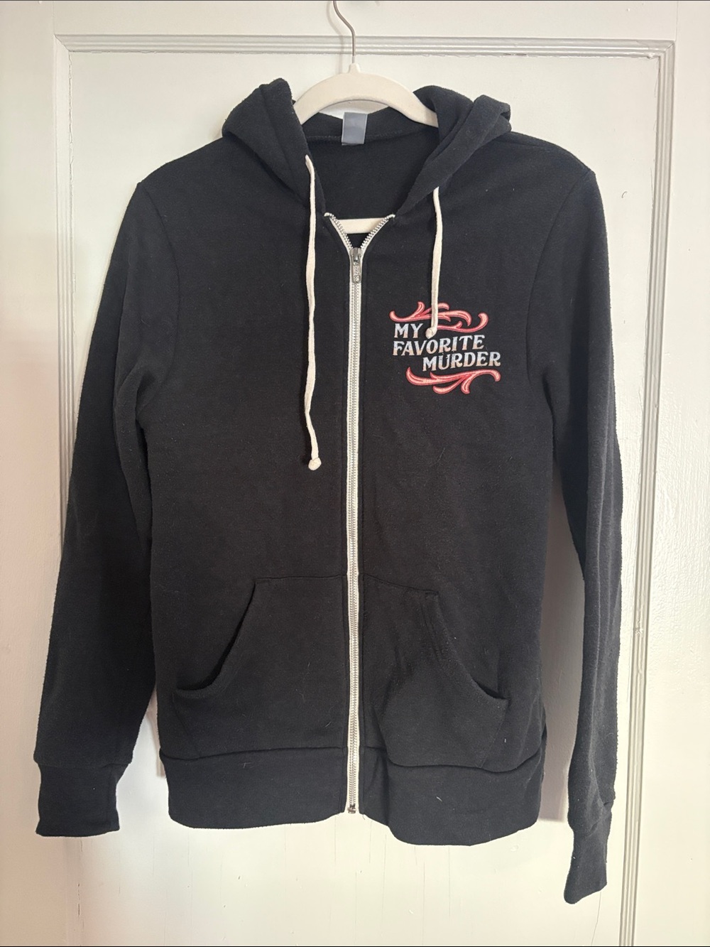 My Favorite Murder Black Zip-Up Hoodie Size Small